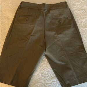 Women’s Striped Brown Bermuda dress shorts